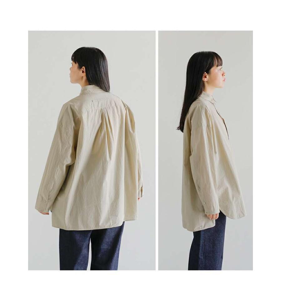 TICCA ティッカ コットン ハーブ スクエア ビッグ シャツ