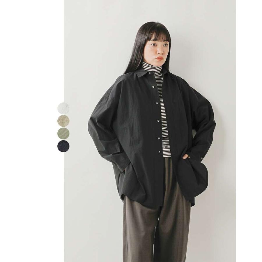 TICCA ハーブスクエアビッグシャツブルゾンUNI/TBEA-113 TICCA ティッカ コットン ハーブ スクエア ビッグ シャツ