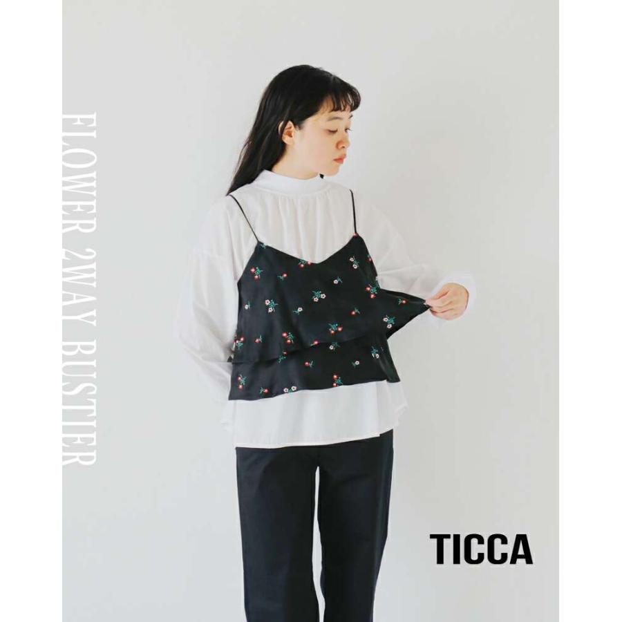 TICCA ティッカ フラワー 2way ビスチェ tbea-141 レディース