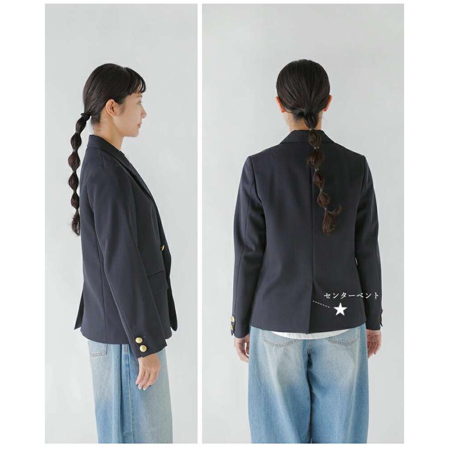 TICCA（ティッカ） ウールサージ ダブル ジャケット tbea-221