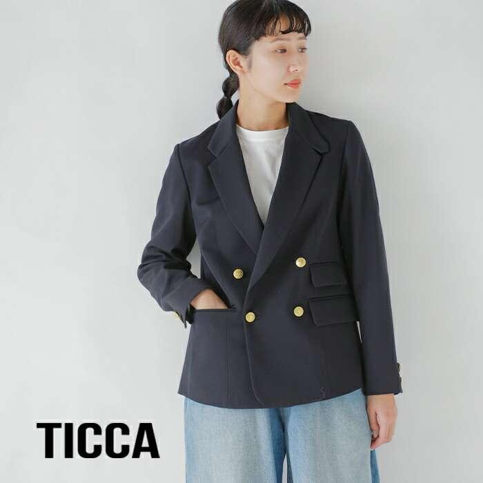 TICCA（ティッカ） ウールサージ ダブル ジャケット tbea-221 2025aw
