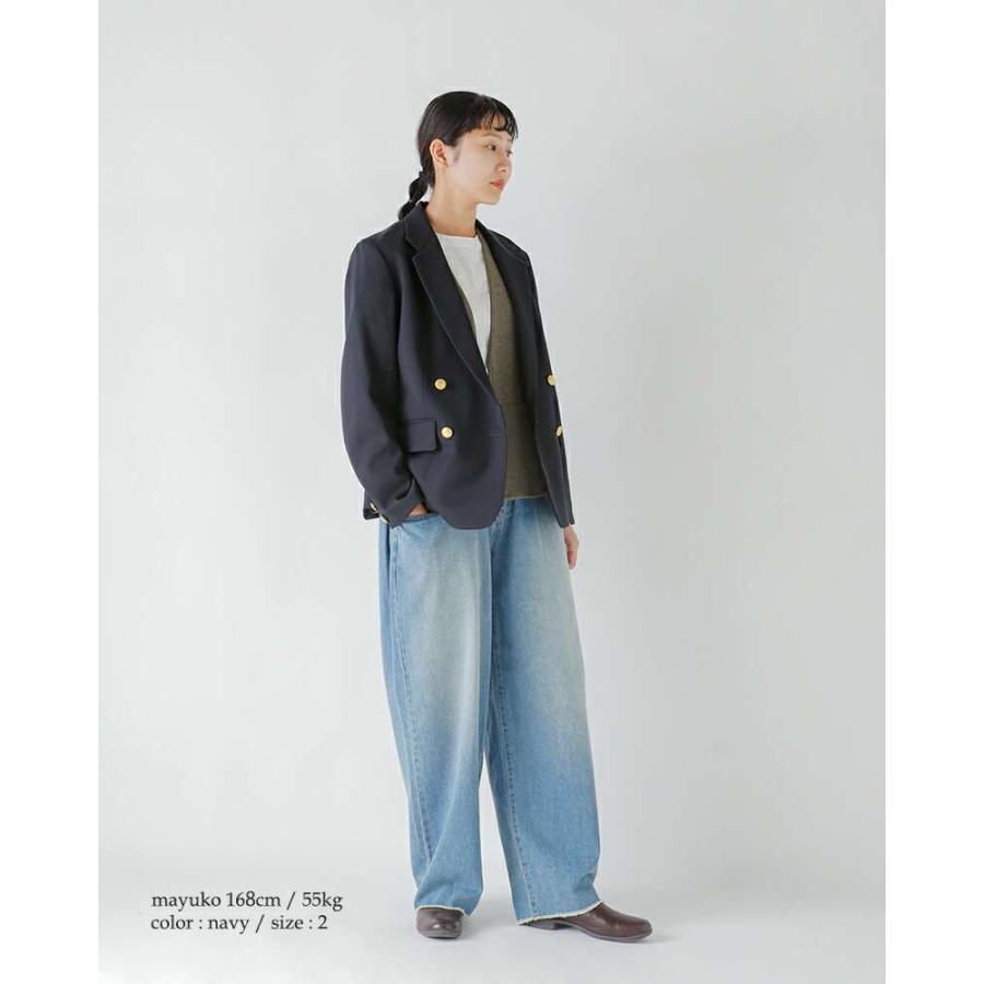 TICCA（ティッカ） ウールサージ ダブル ジャケット tbea-221