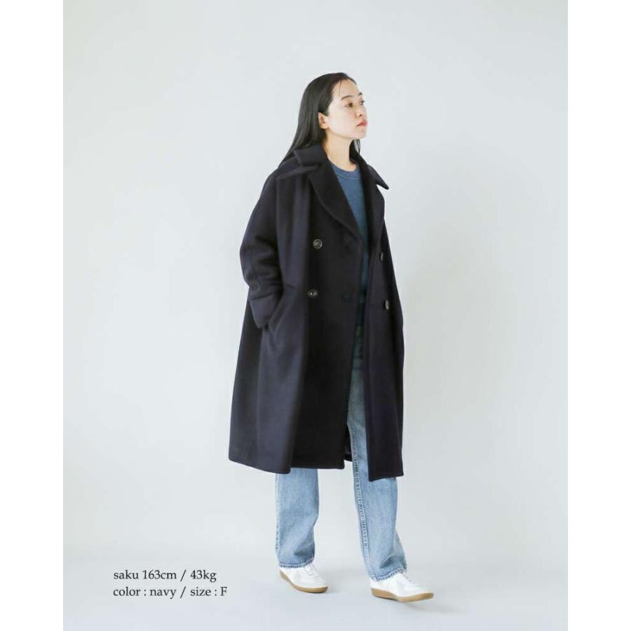 TICCA ティッカ ウール ダブル テント コート tbea-241 2025aw