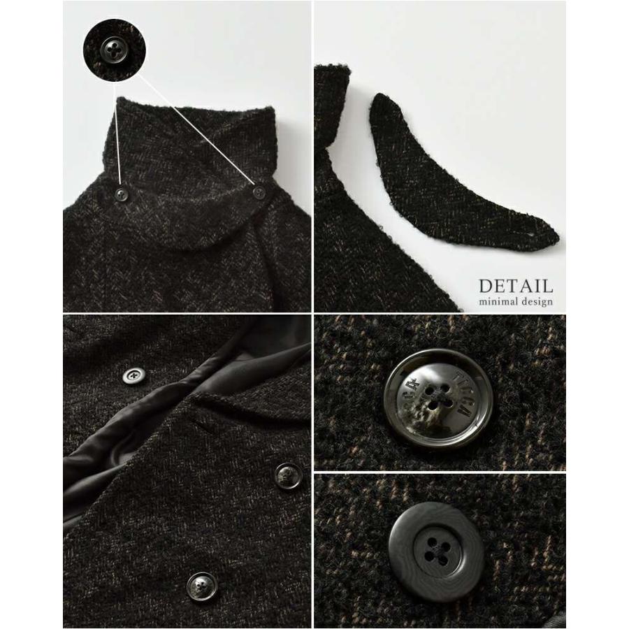 新品タグ付き TICCA 完売ピーコート/TBDA-232 クーポン対象】TICCA ウール ダブル テント コート tbea-241-ms