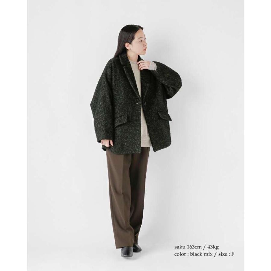 TICCA（ティッカ） ウール ミックスツイード ジャケット コート tbea