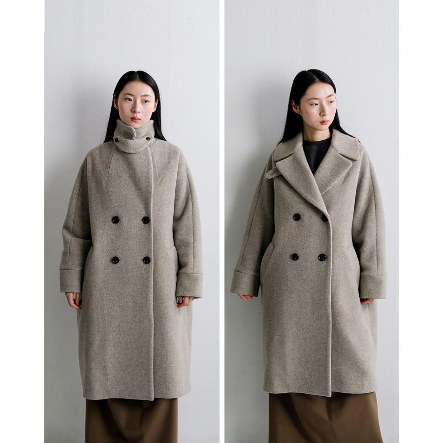 TICCA（ティッカ） ウール ダブル テント コート tbfa-201 秋冬 2026aw