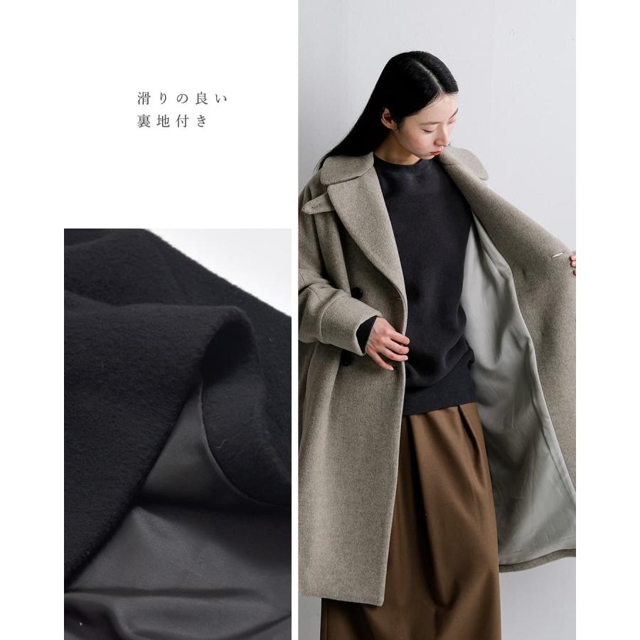 TICCA（ティッカ） ウール ダブル テント コート tbfa-201 秋冬 2026aw