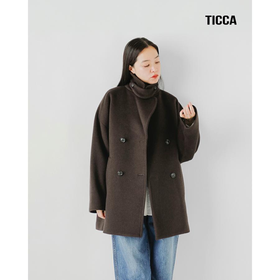 TICCA（ティッカ） ウール ピーコート tbfa-202 レディース 秋冬