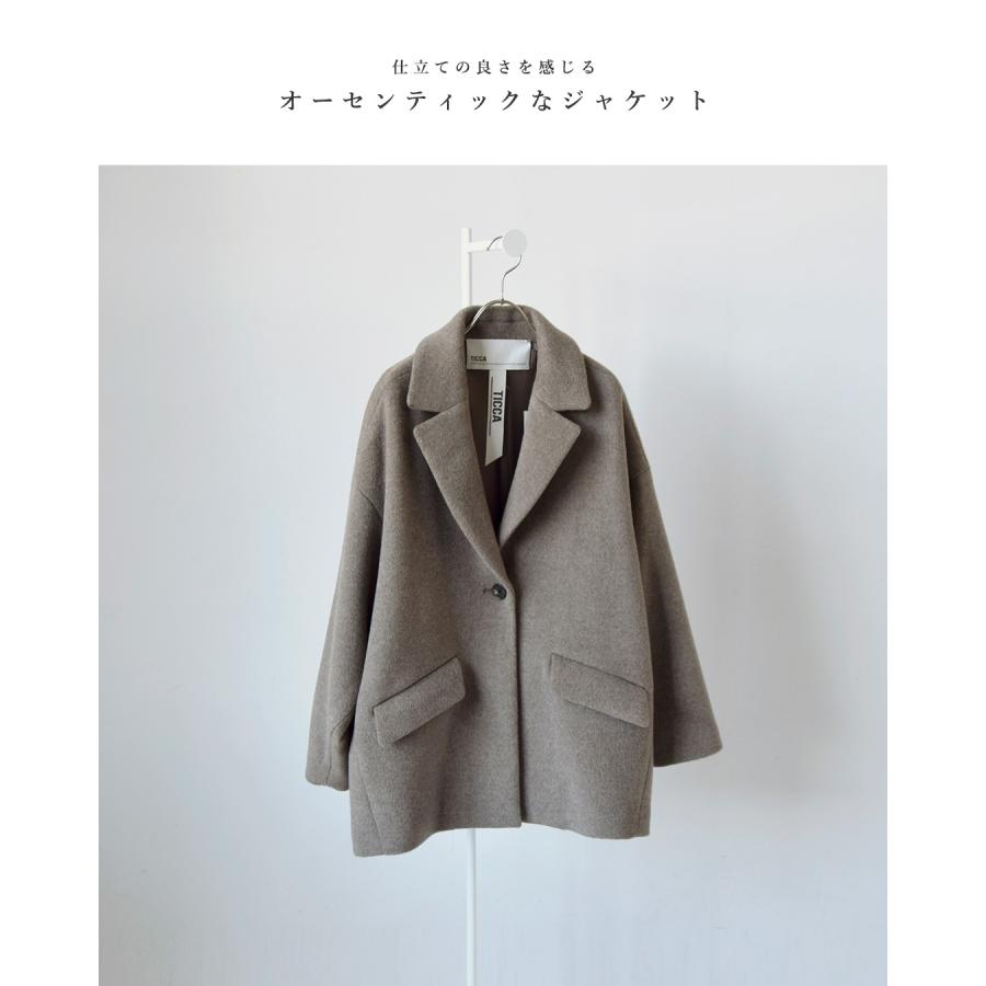 TICCA（ティッカ） ウール ジャケット コート tbfa-203 レディース