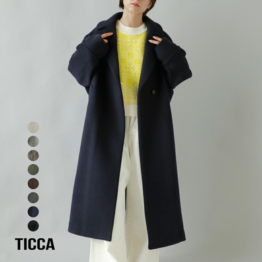 TICCA ロングコート TICCA（ティッカ） ウール ロング テント コート tbfa-205 レディース