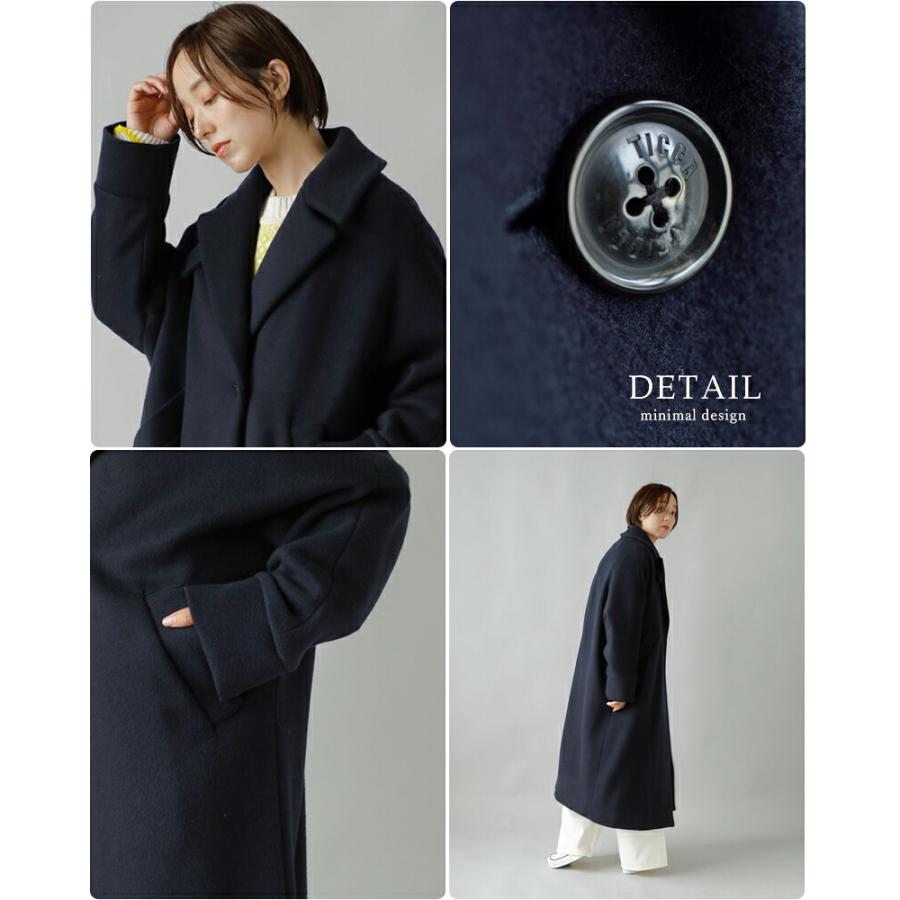 TICCA（ティッカ） ウール ロング テント コート tbfa-205 レディース