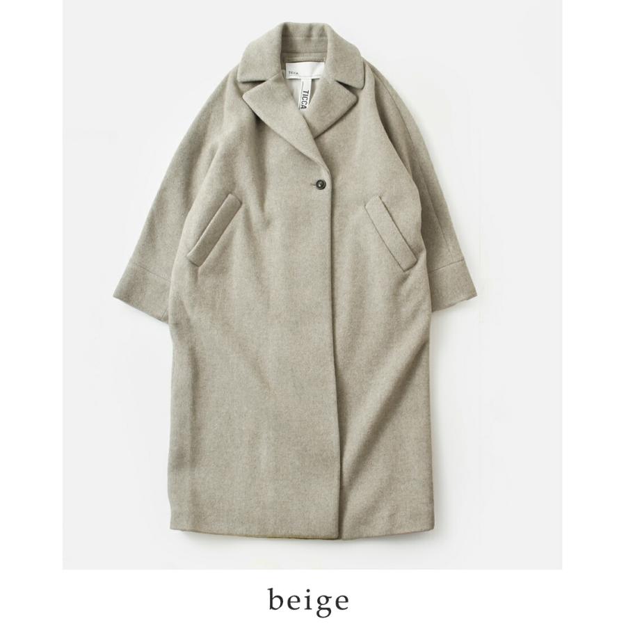 TICCA（ティッカ） ウール ロング テント コート tbfa-205 レディース