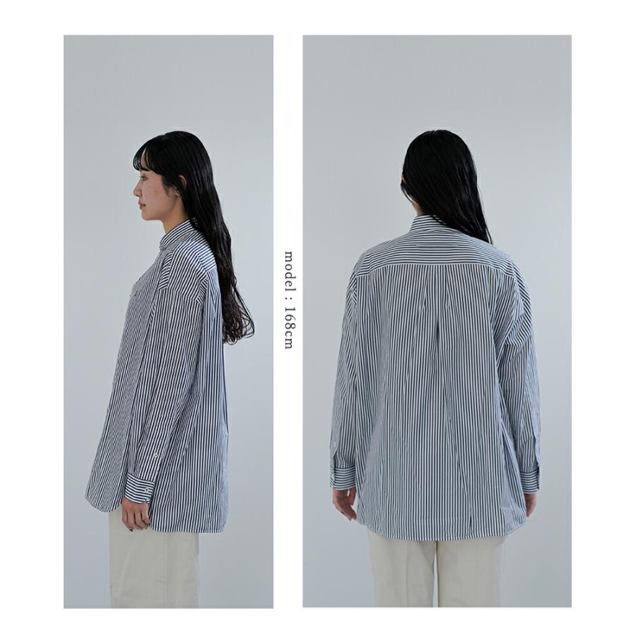 美品 TICCA ティッカ SOMELOS ビッグスクエアシャツ ストライプ ロングスリーブ ブラウス TAHS-336-01 F ピンク ホワイト レディース 古着 中古 USED TICCA - 美品 TICCA ティッカ SOMELOS ビッグスクエアシャツ