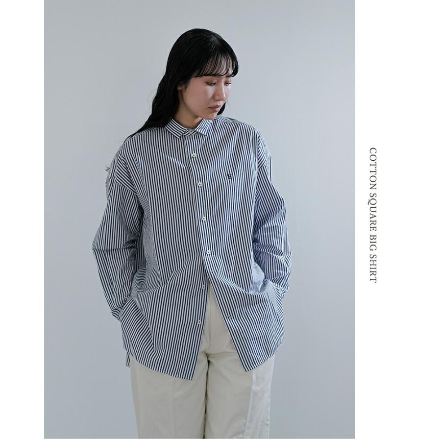 TICCA（ティッカ） コットン スクエア ビッグ シャツ uni tbfs-012