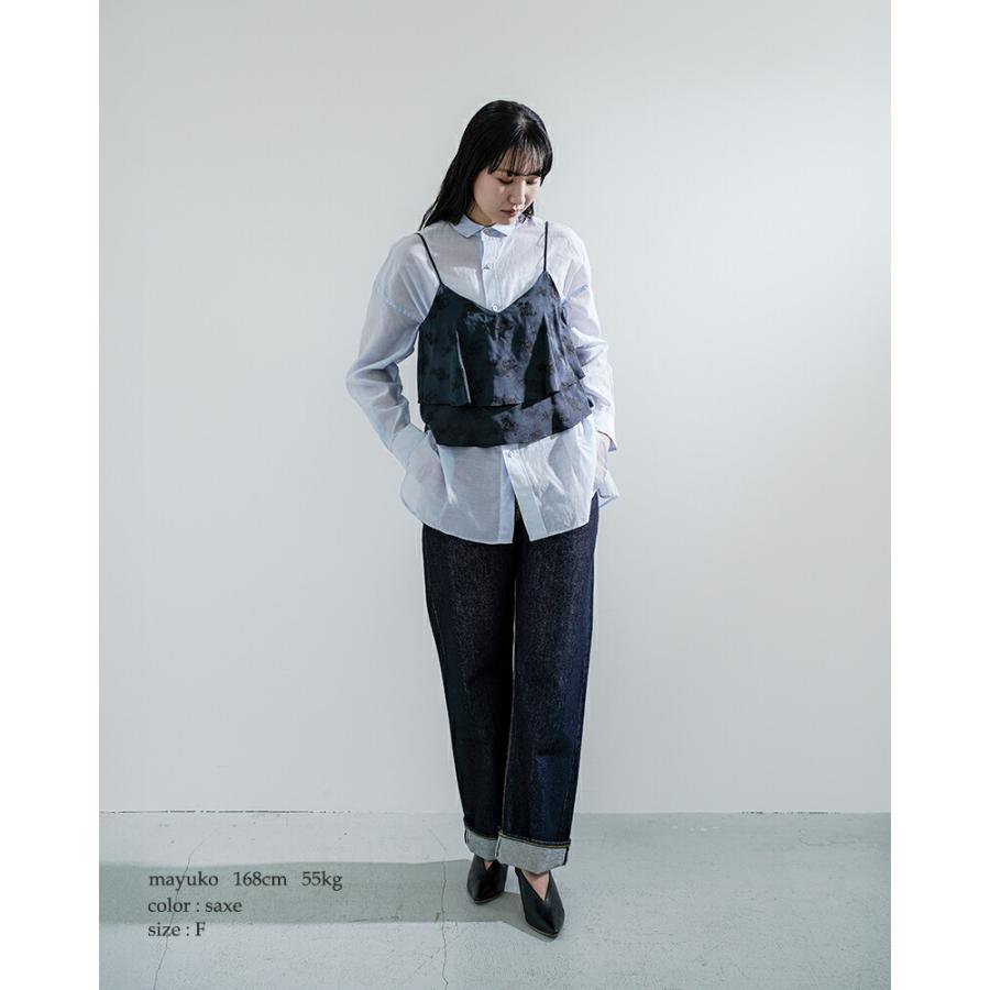 TICCA（ティッカ） コットンシルク スクエア ビッグシャツ uni tbfs