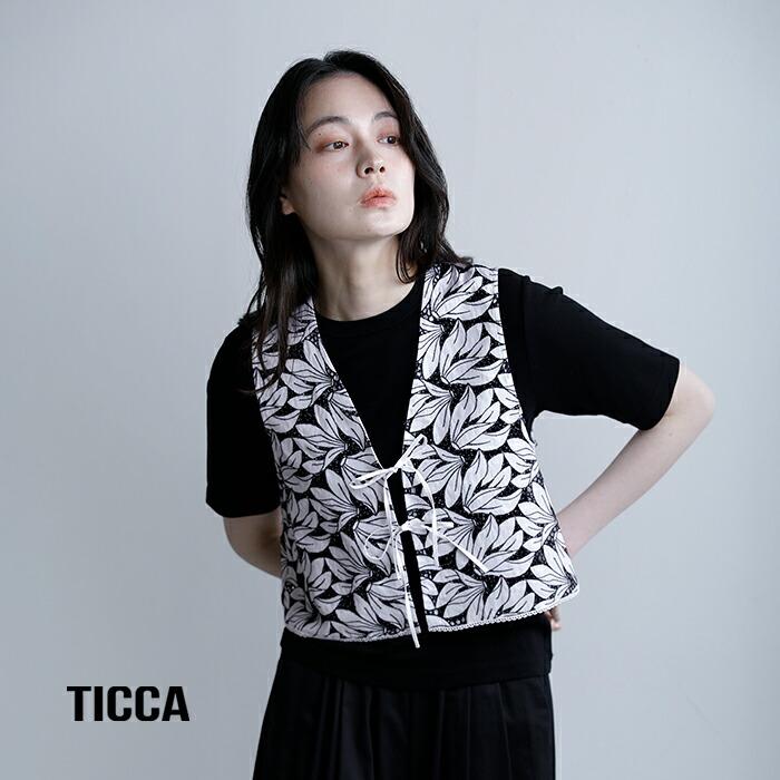 TICCA（ティッカ） セール【30%OFF】ティッカ フラワー レース ベスト