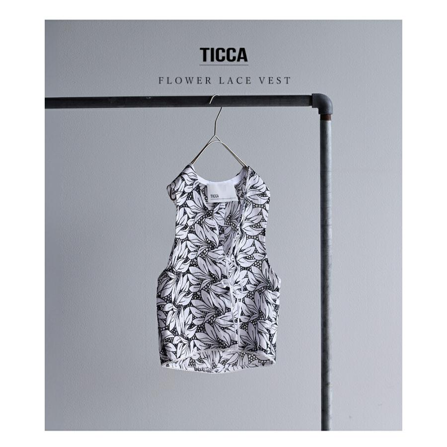 TICCA（ティッカ） フラワー レース ベスト tbfs-132 レディース