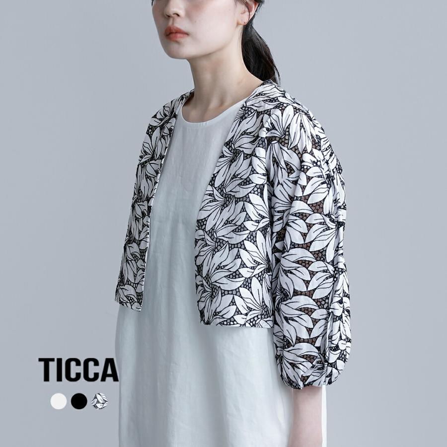 TICCA（ティッカ） フラワー レース ジャケット tbfs-133 レディース
