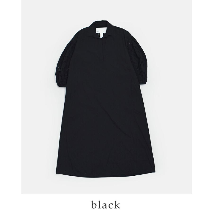 TICCA（ティッカ） コットン フラワー レース パフスリーブ ワンピース
