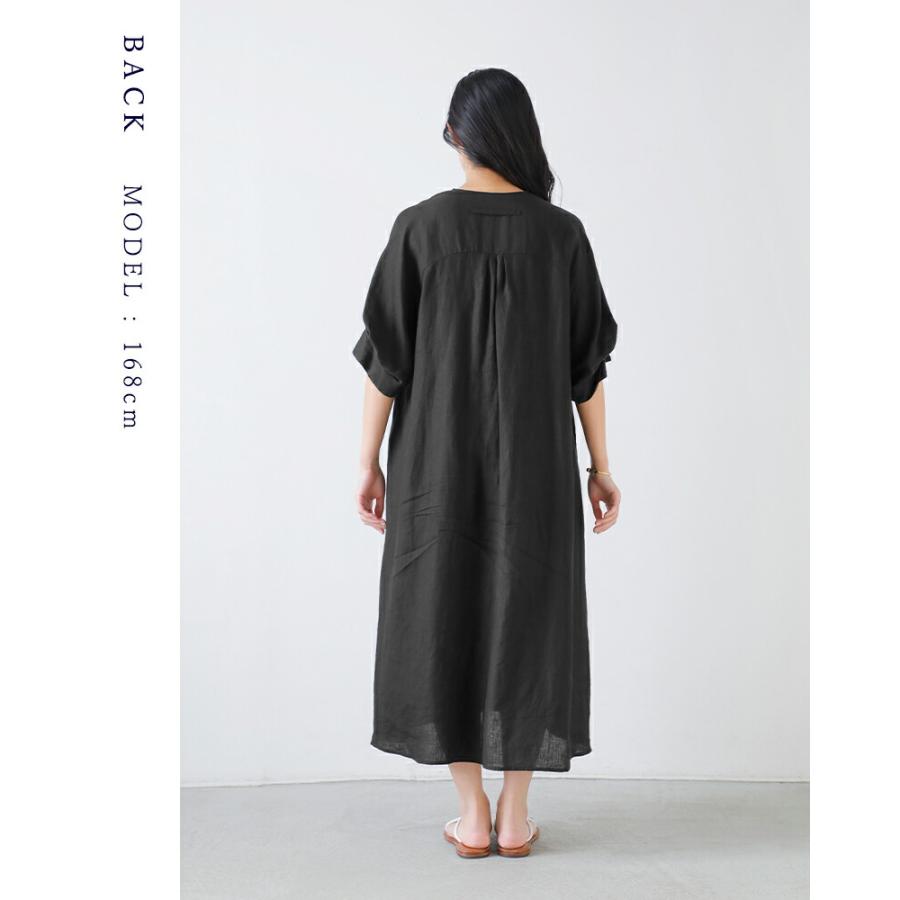 TICCA（ティッカ） リネン ツイストスリーブ ワンピース tbfs-405