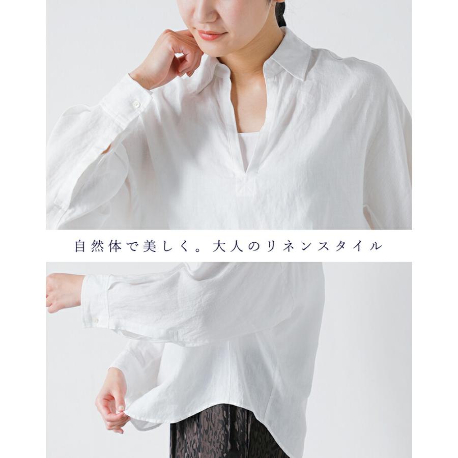 TICCA（ティッカ） リネン スキッパー シャツ tbfs-408 レディース 春