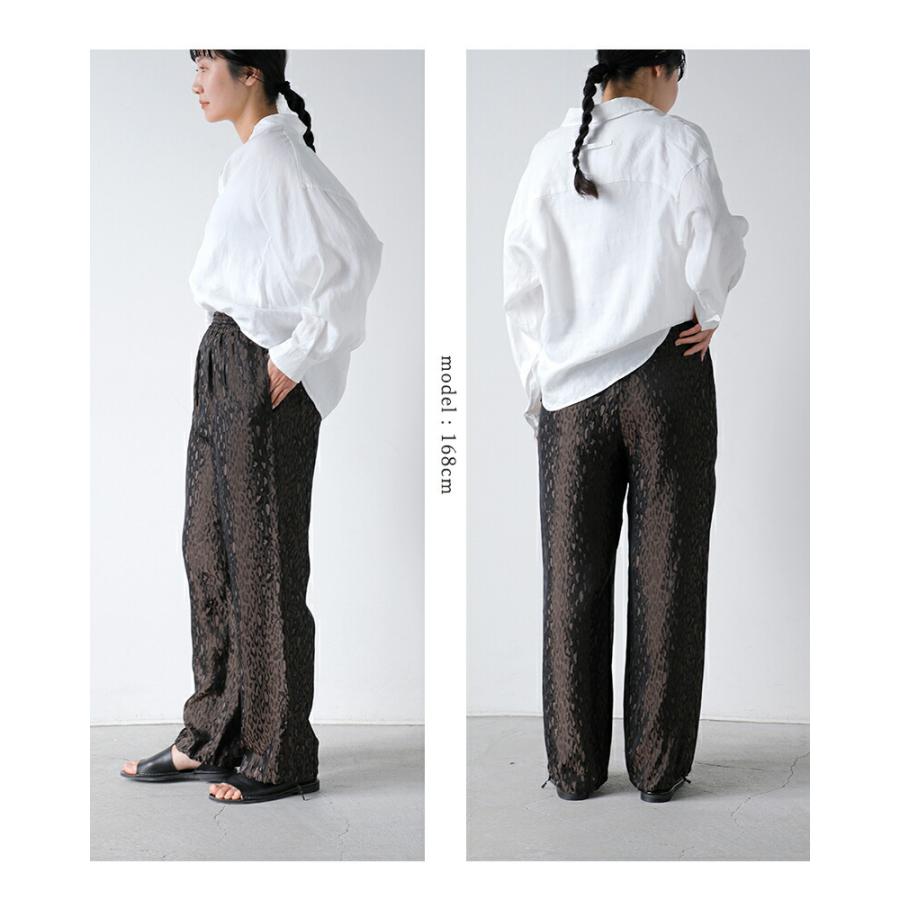 TICCA（ティッカ） レオパード ジャガード パンツ tbfs-432 レディース