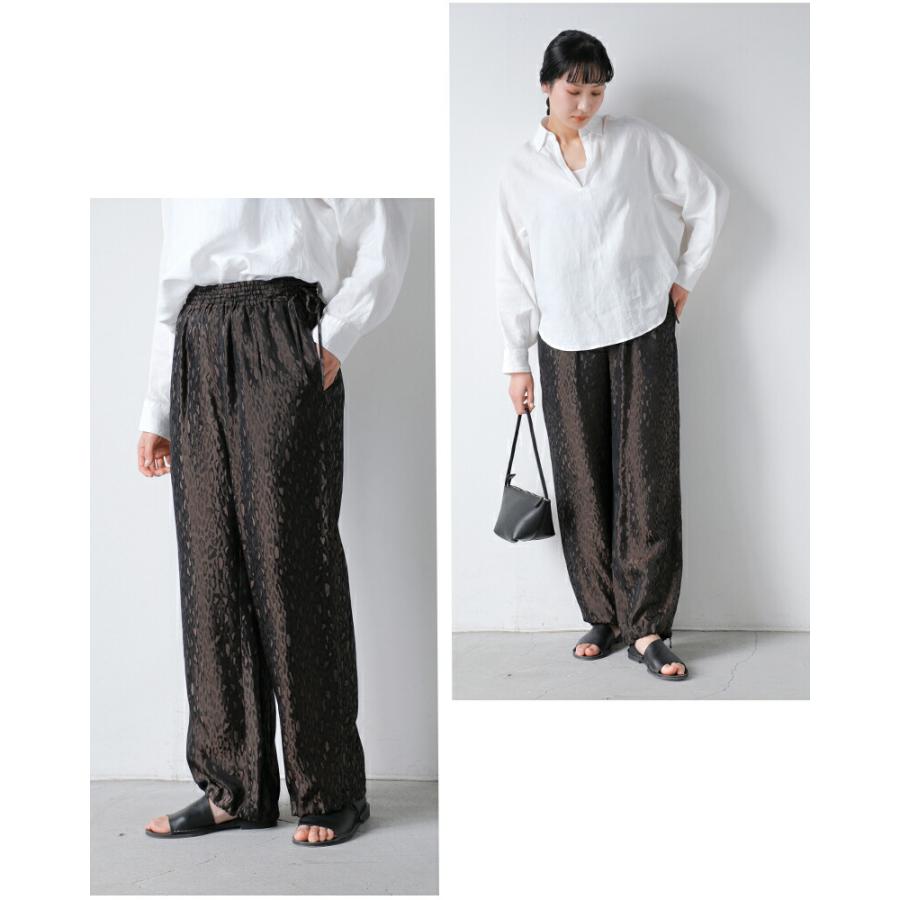 TICCA（ティッカ） レオパード ジャガード パンツ tbfs-432 レディース