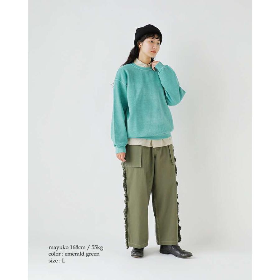 TOWNCRAFT（タウンクラフト） フリース 90s ピグメント クルーネック