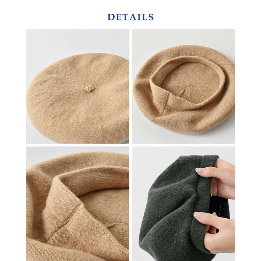 chisaki（チサキ） ウール カシミア ベレー帽 Tent tent レディース