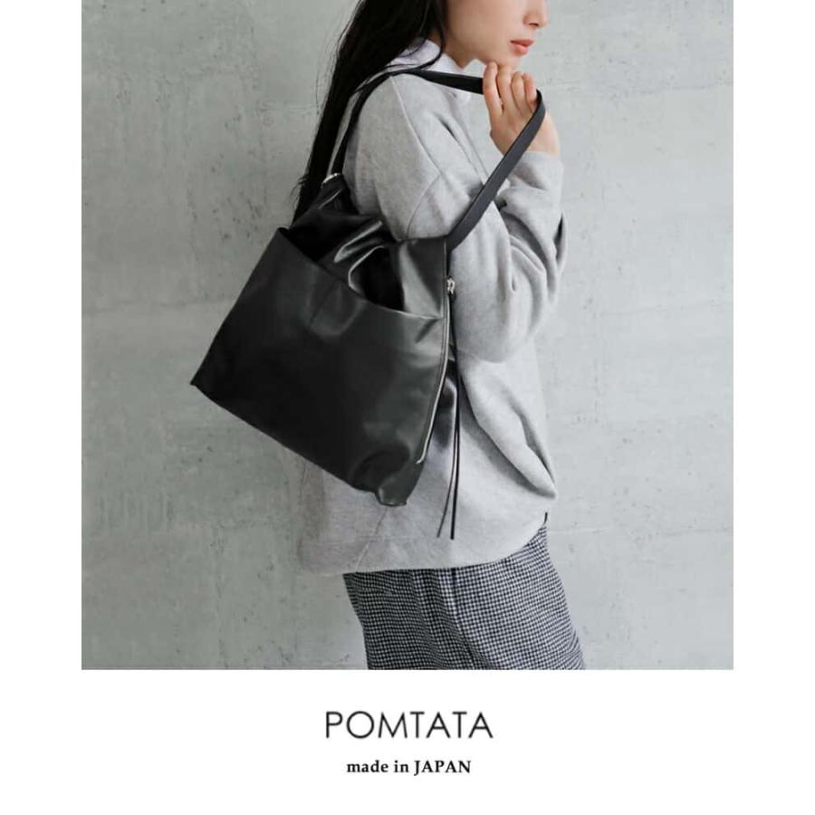 POMTATA（ポンタタ） トートバッグ ホースレザー 巾着 TIO TOTE tio