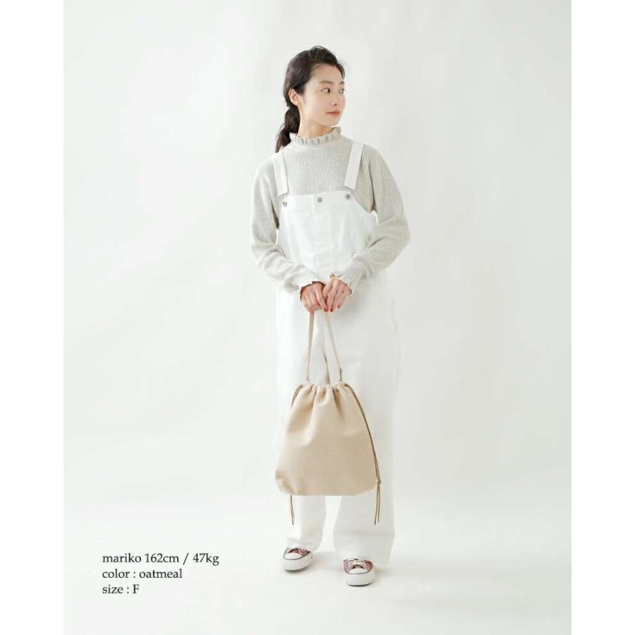 tumugu（ツムグ） tumugu aranciato別注 コットン ランダムリブ ニット