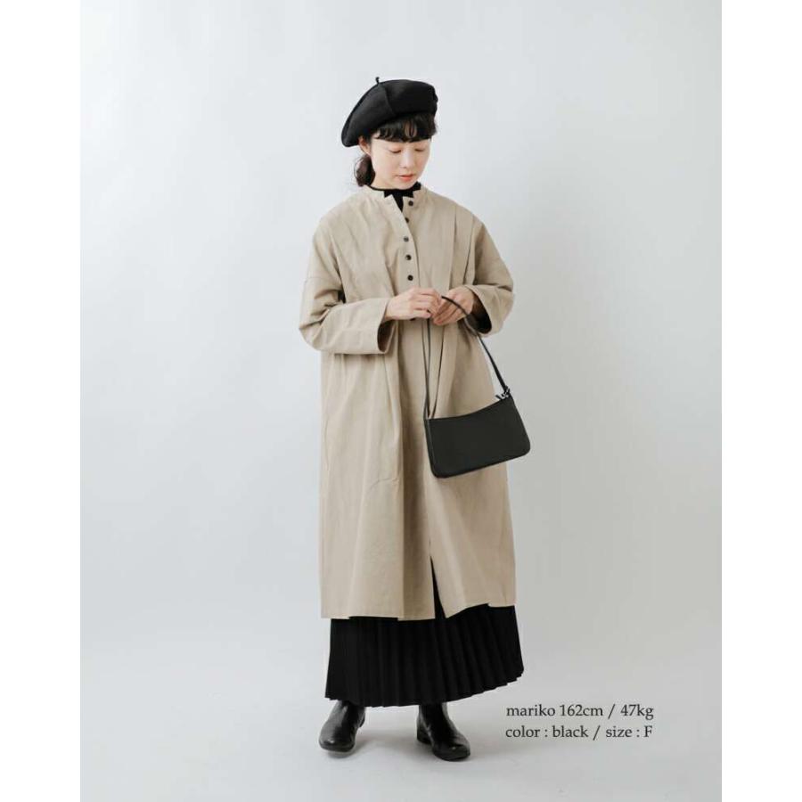 tumugu ツムグ コットン リブニット ハイネック ロングスリーブ