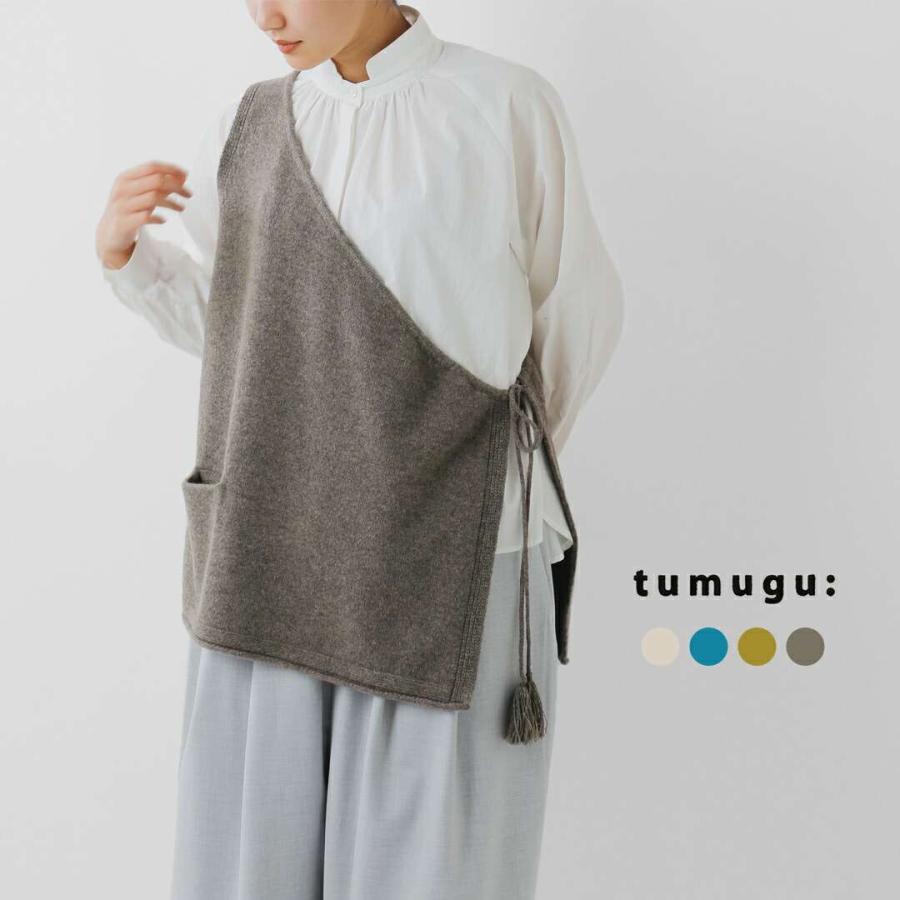 tumugu（ツムグ） ふわふわウール 2way ビスチェ tk25310 レディース