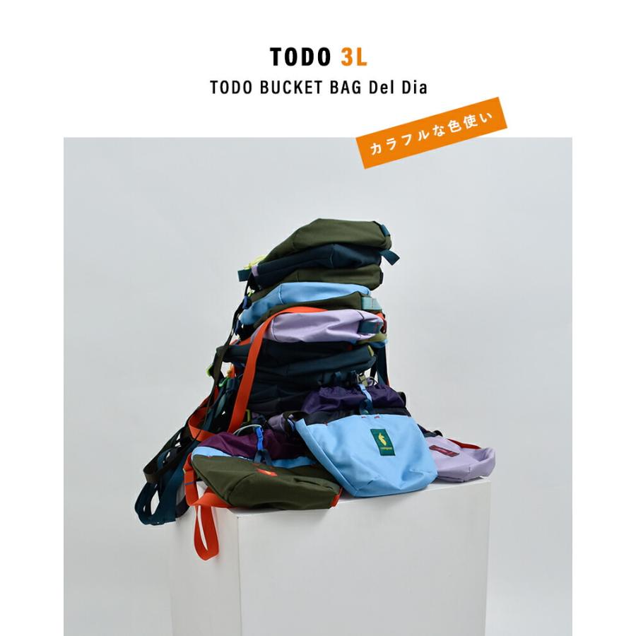 cotopaxi（コトパクシ） トド 3L バケットバッグ Todo Bucket Bag Del