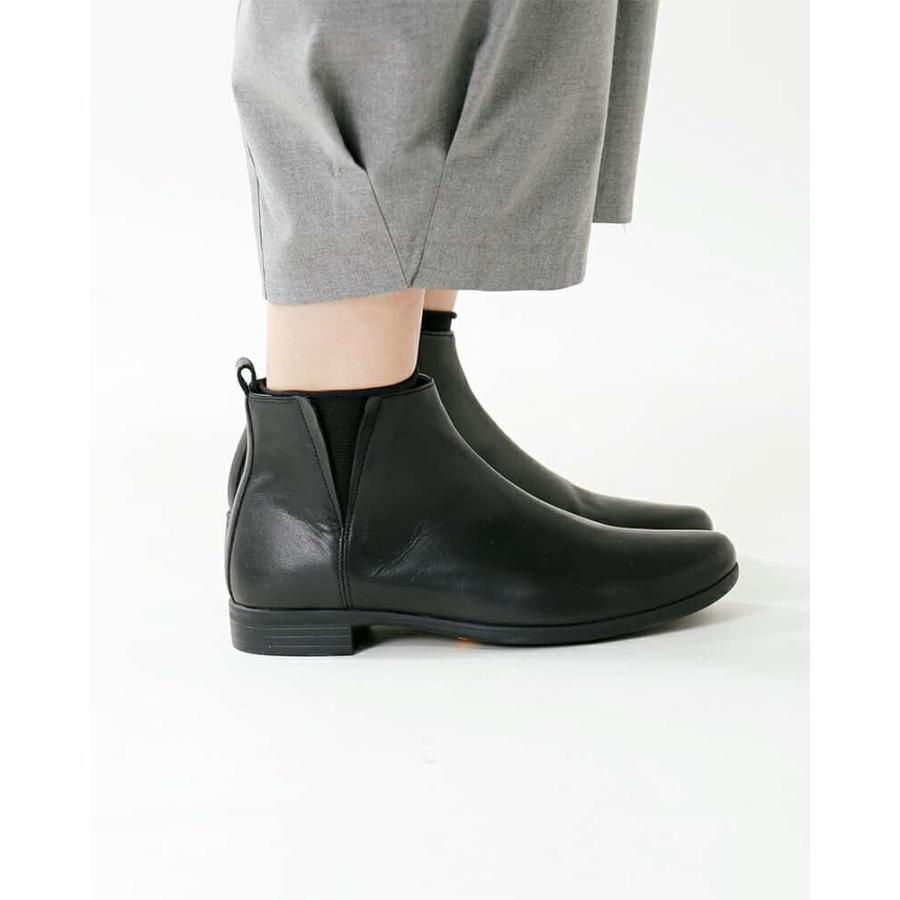 トラベルシューズバイショセ TRAVEL SHOES by chausser  晴雨兼用サイドゴアレザートラベルブーツ tr-005 レディース｜aranciato｜04