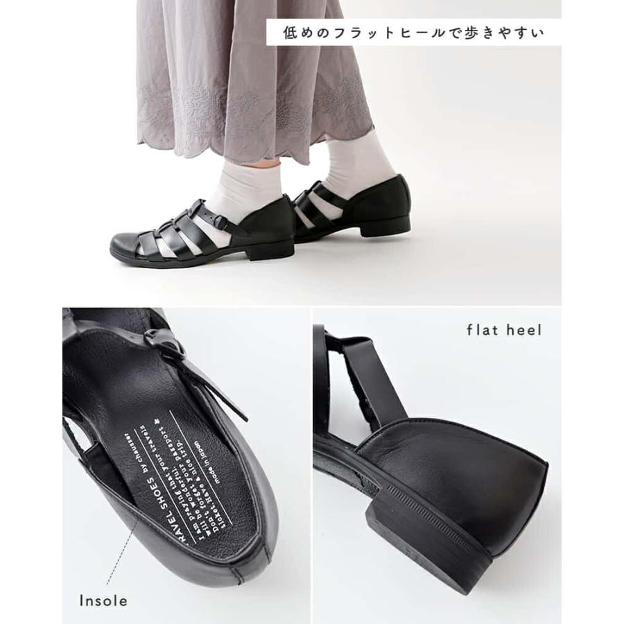 【美品】トラベルシューズ バイ ショセ フラット ストラップシューズ　23cm 楽天市場】ショセ トラベルシューズ バイ ショセ ワンストラップ