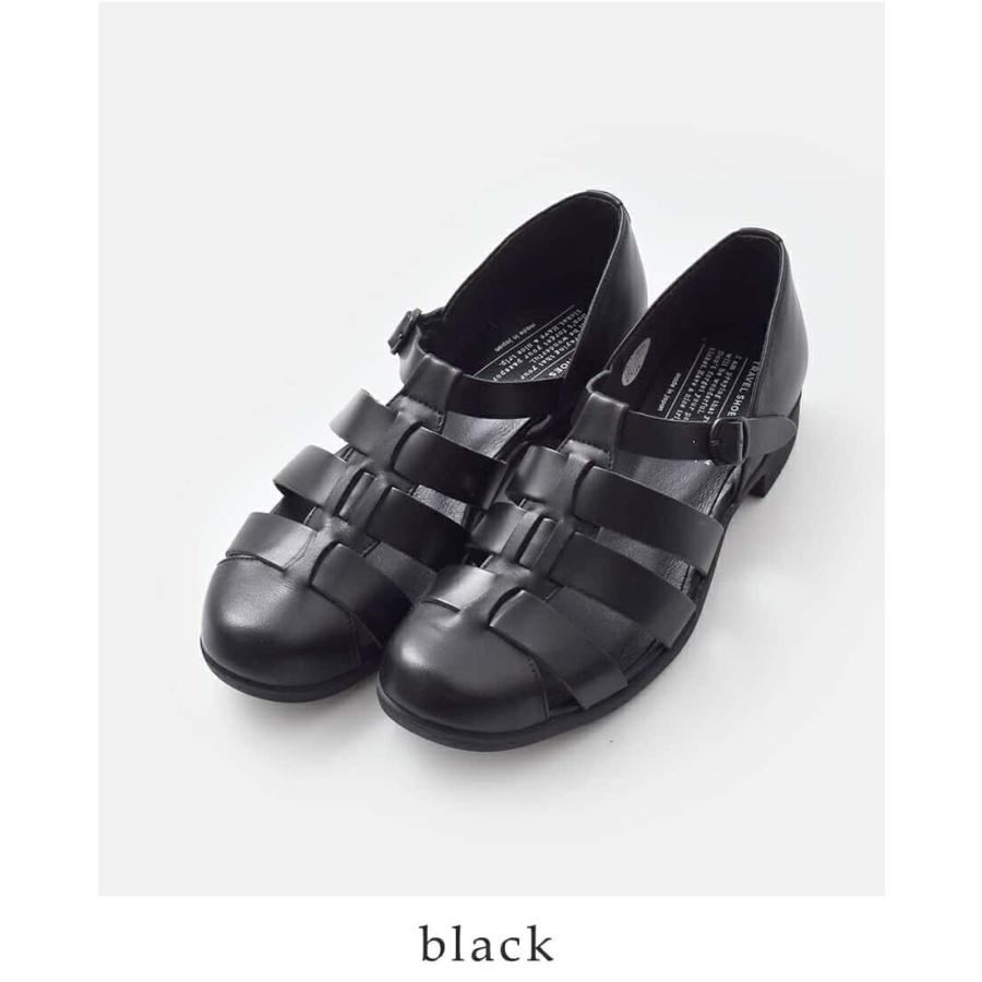 美品】トラベルシューズ バイ ショセ フラット ストラップシューズ