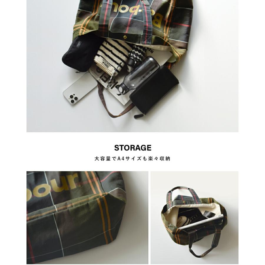 Barbour（バブアー） テルフィールド タータンチェック トートバッグ
