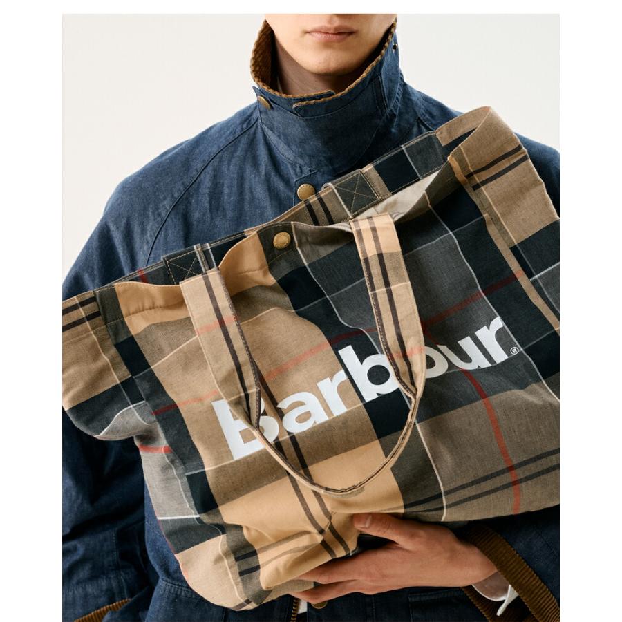 Barbour（バブアー） テルフィールド タータンチェック トートバッグ