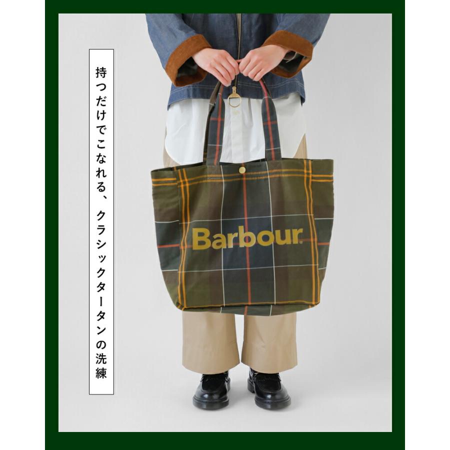 Barbour（バブアー） テルフィールド タータンチェック トートバッグ