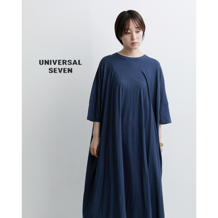 セブン ユニヴァーサルセブン universal seven COOL強撚天竺 クルー