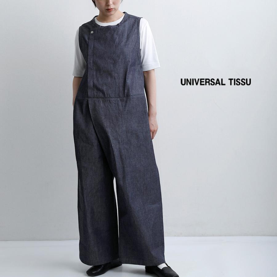 新品未使用‼️UNIVERSAL TISSU オールインワン UNIVERSAL TISSU（ユニヴァーサルティシュ） デニム 3D オールインワン