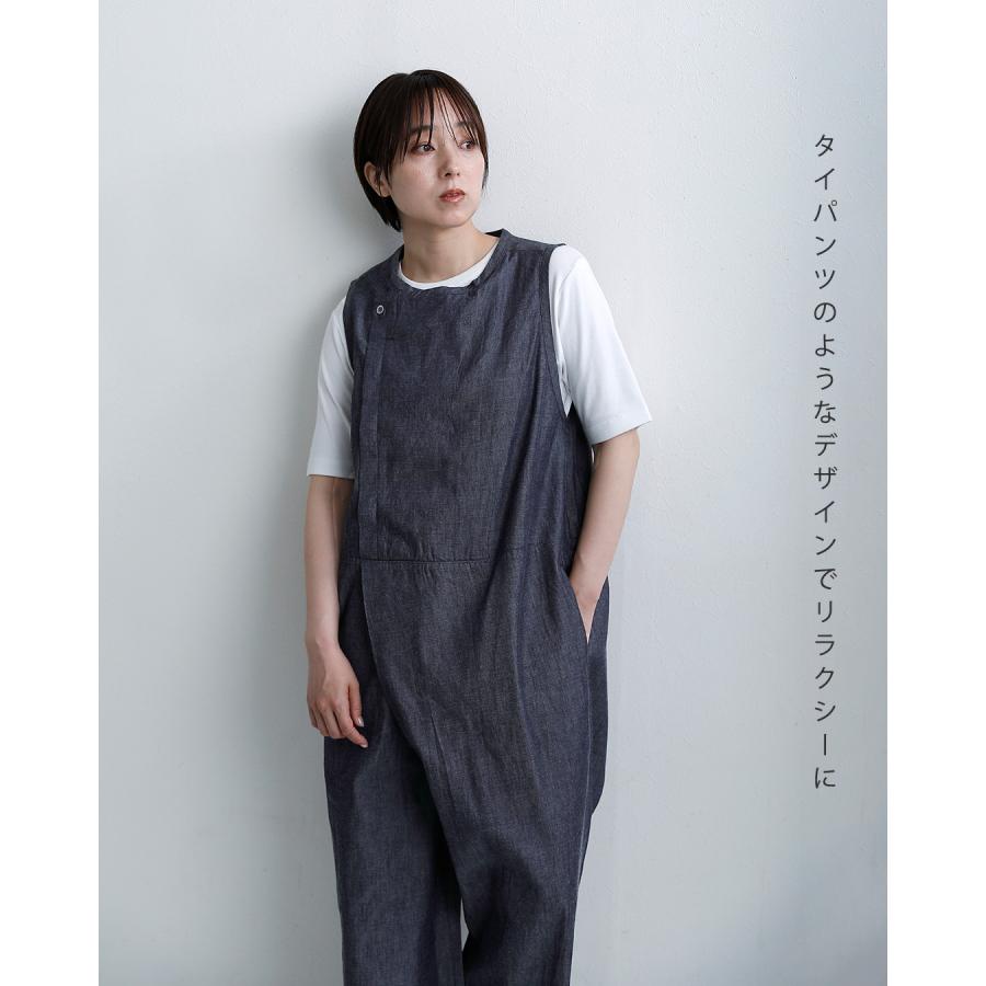 新品未使用　UNIVERSAL TISSU オールインワン UNIVERSAL TISSU（ユニヴァーサルティシュ） デニム 3D オールインワン
