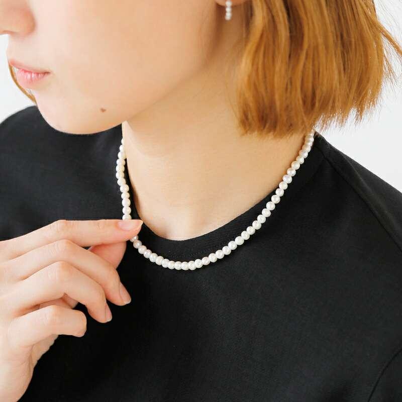 aranciato utilite ユティリテ ×tane タネ 淡水パール ネックレス 40cm