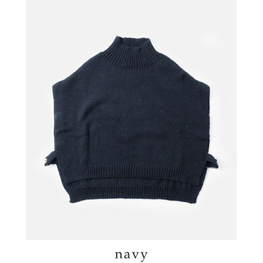 ユティリテ utilite ペルーハイランドウール モックネック ベスト