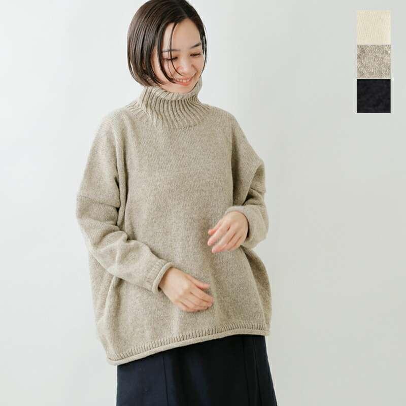 ユティリテ utilite ペルーハイランドウール タートルネック プル