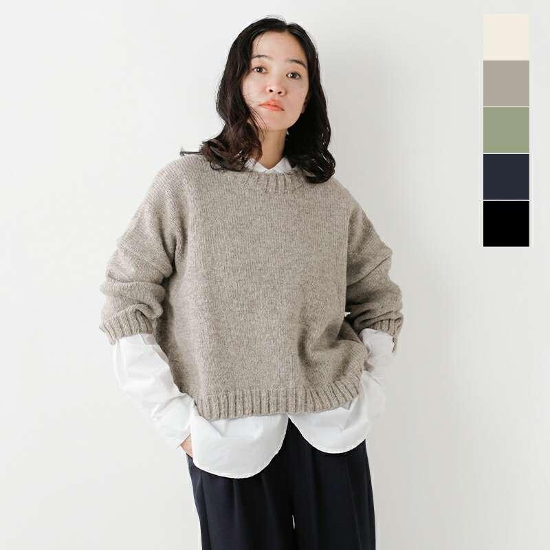 ユティリテ utilite ペルーハイランドウール クルーネック プル