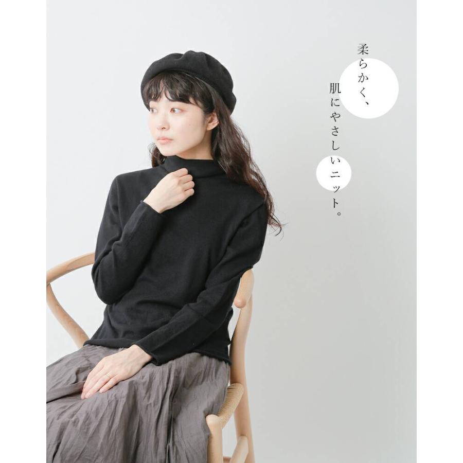 evam eva vie エヴァムエヴァヴィー コットン カシミヤ タートルネック 