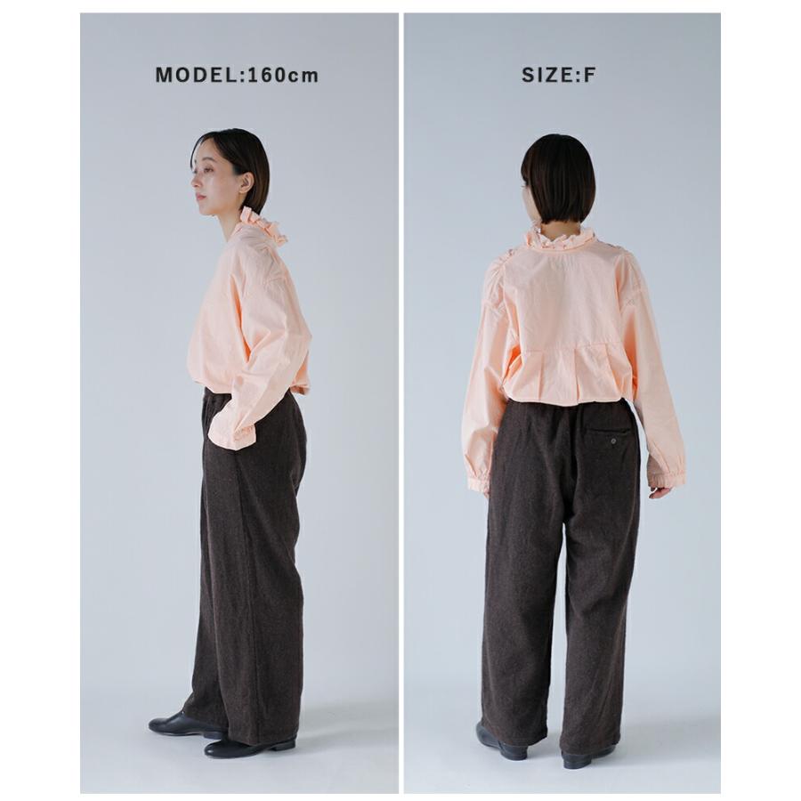 Veritecoeur（ヴェリテクール） ウール タック パンツ vc-2798