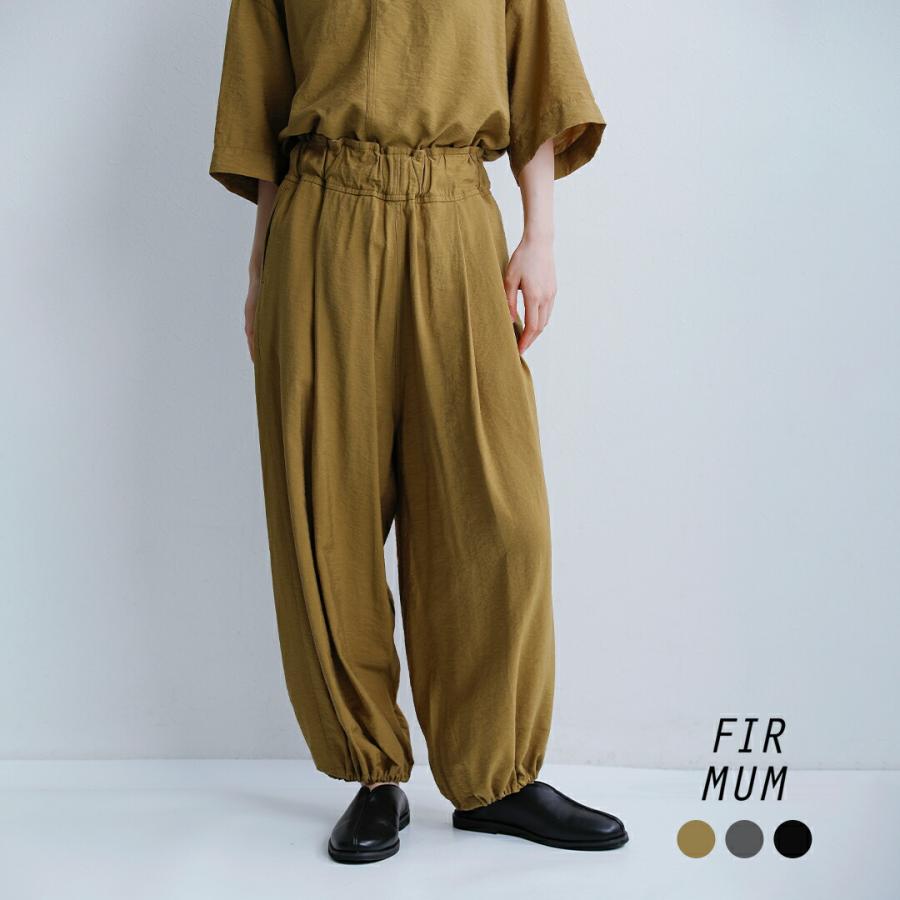 FIRMUM フィル マム ビスコースリネン スラブタッサー ニッカパンツ vg